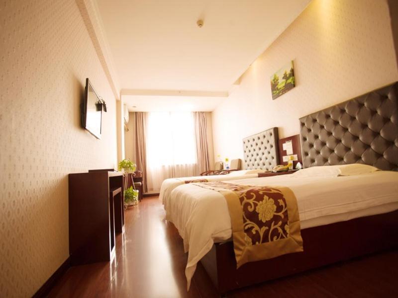Greentree Inn Shanxi Yan An Luochuan Fuqian Street Express Hotel Eksteriør billede