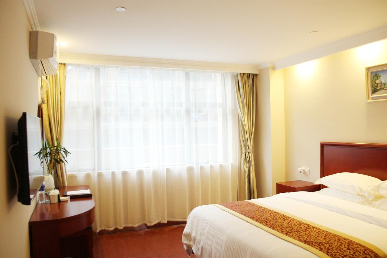 Greentree Inn Shanxi Yan An Luochuan Fuqian Street Express Hotel Eksteriør billede
