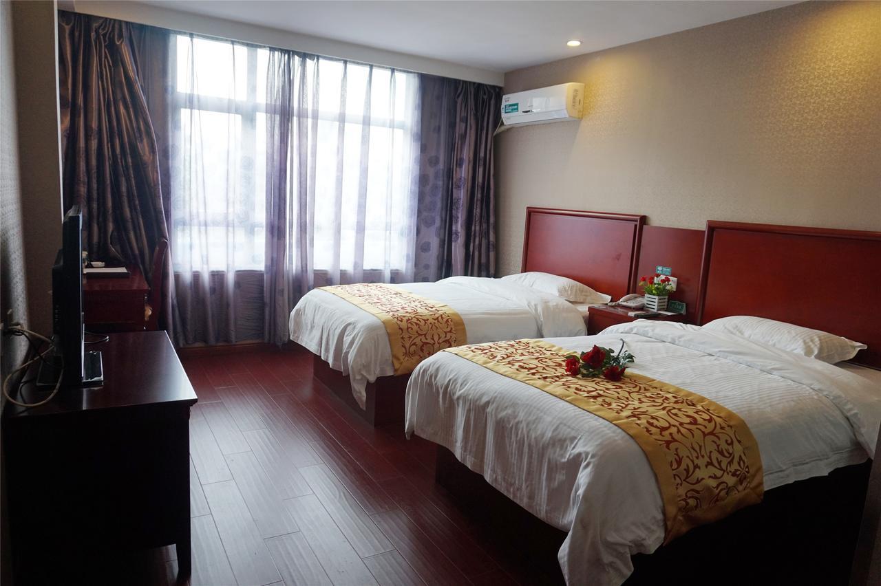 Greentree Inn Shanxi Yan An Luochuan Fuqian Street Express Hotel Eksteriør billede
